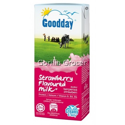 Goodday UHT Milk - Strawberry - 6 X 200ml